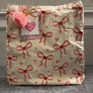 New Valentines Day Canvas Tote Bag